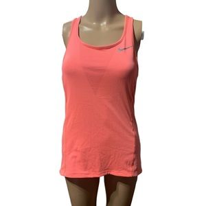 Orange Nike Dri-Fit Tank Top Nike Running Tee